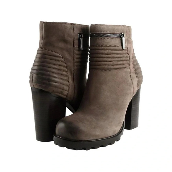 Sam Edelman Fowler Brown Leather Block Heel Ankle Boots 10 Women’s - Picture 16 of 16